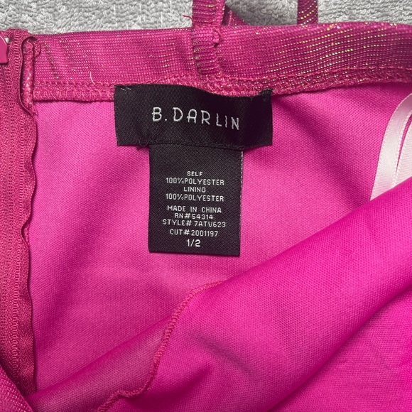 Pink B Darlin Hoco Mini Dress - Picture 3 of 3